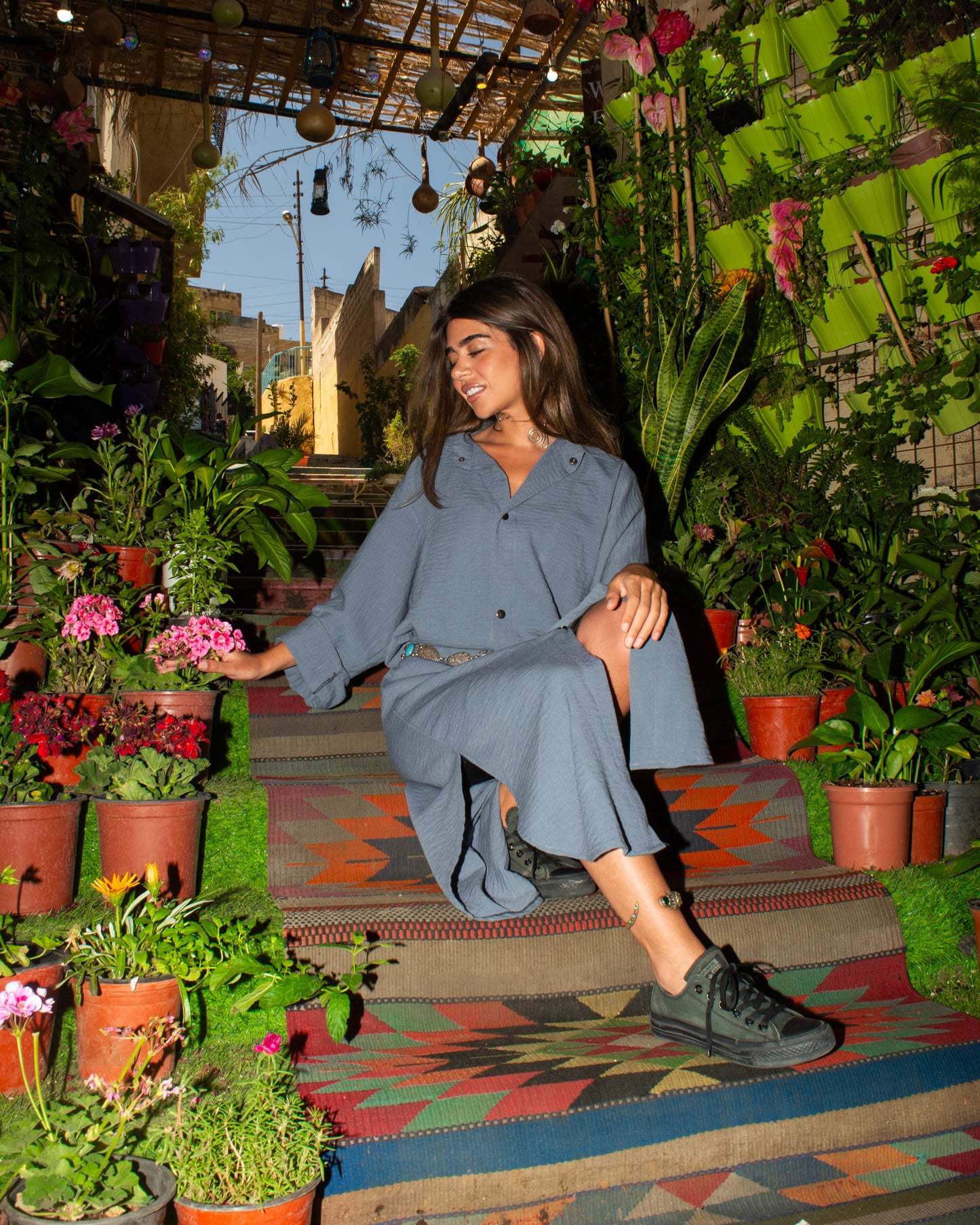 Grey Linen dress