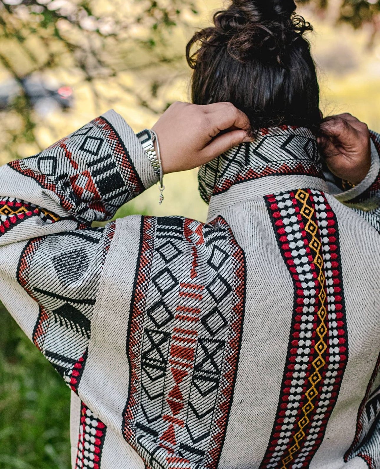 Sahrawi full zipper jacket Neck