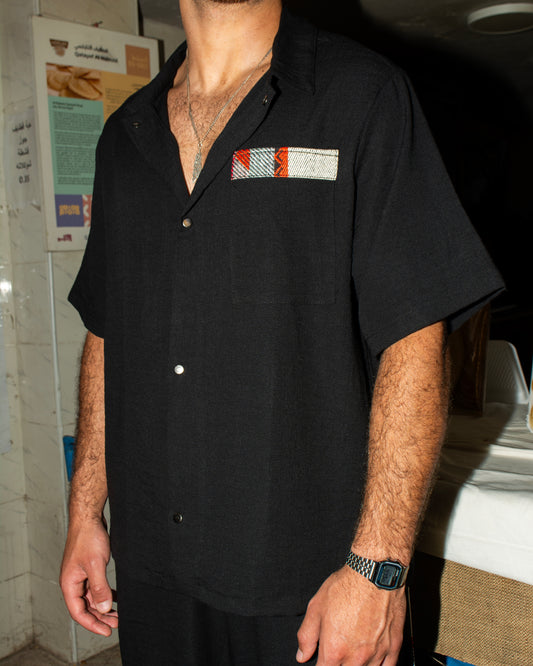 Black Linen Shirt