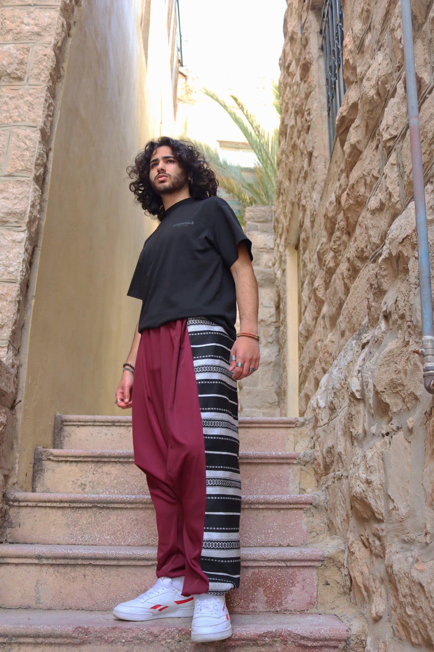 Palestine 48 on Maroon Sherwal Pant