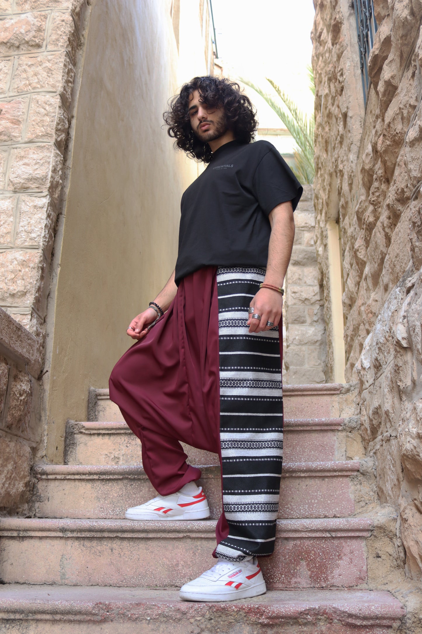 Palestine 48 on Maroon Sherwal Pant