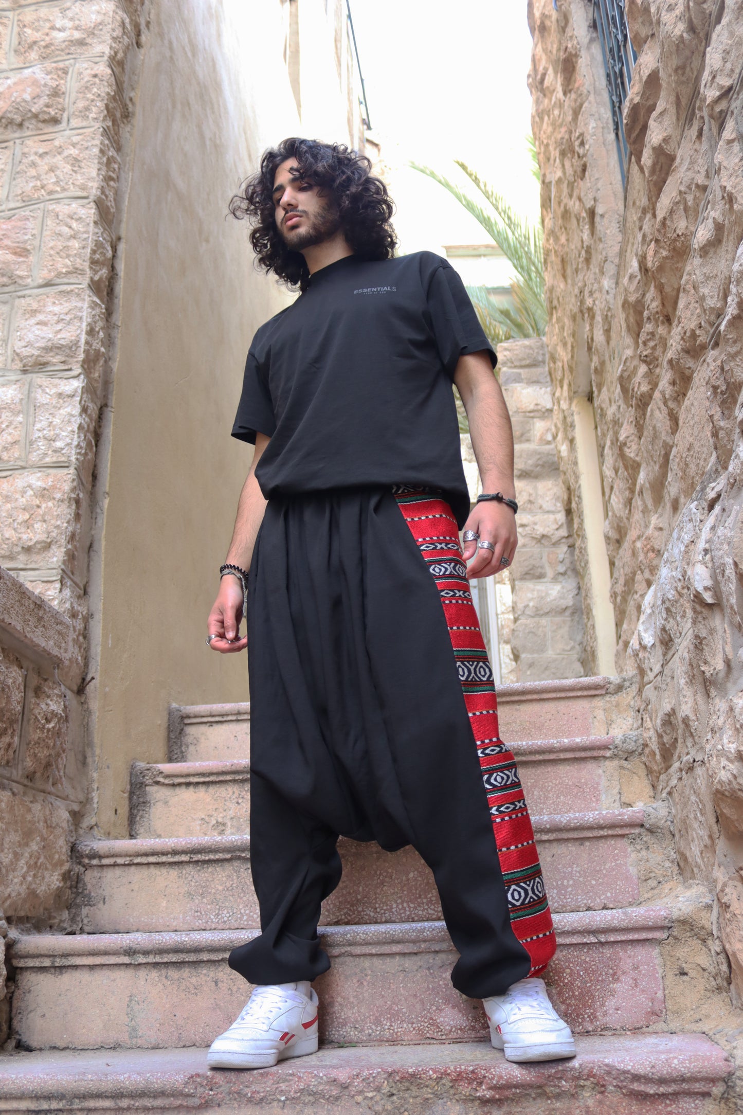 Jamer on Black Sherwal Pant