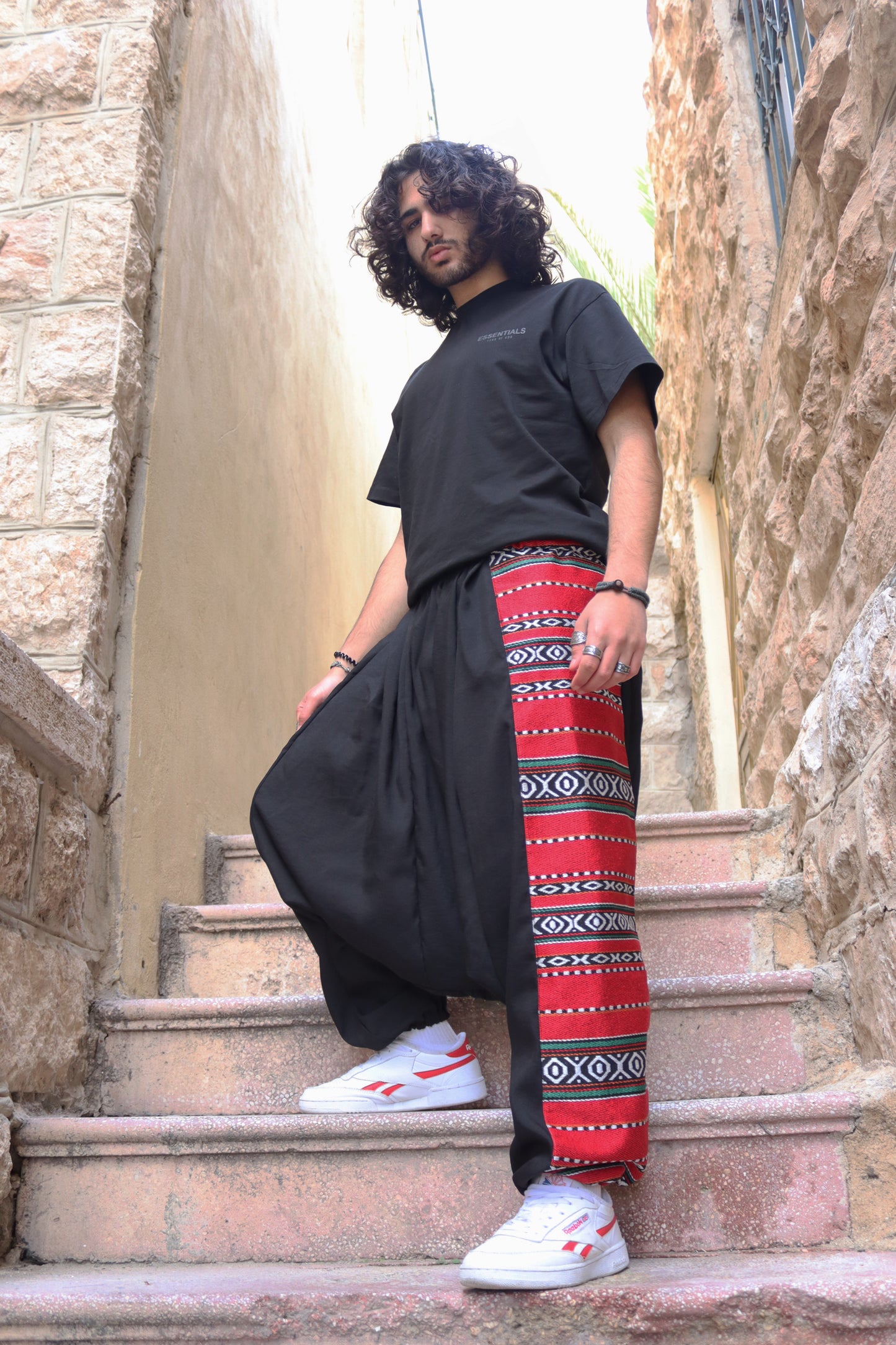 Jamer on Black Sherwal Pant