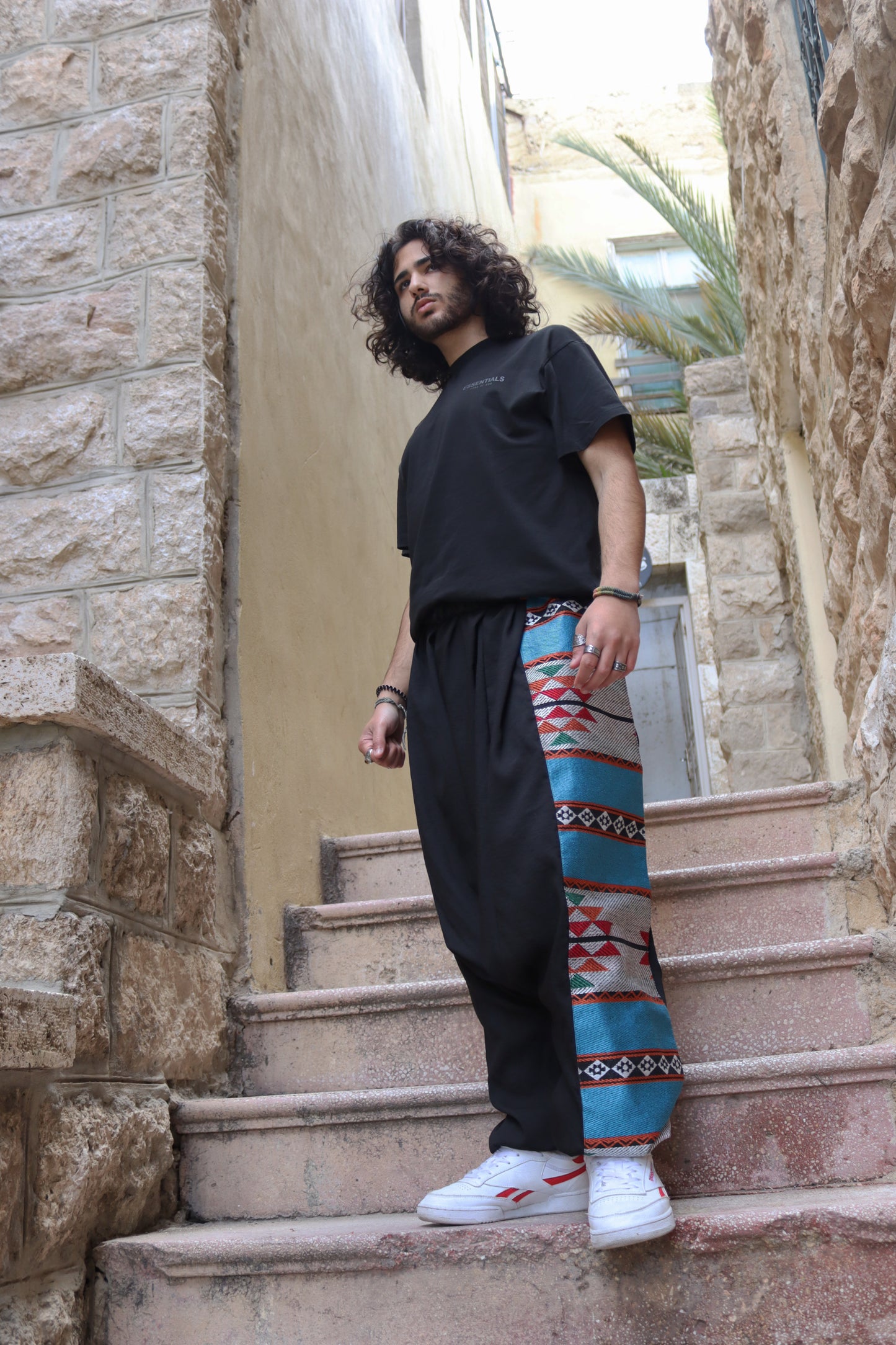 Sama on Black Sherwal Pant