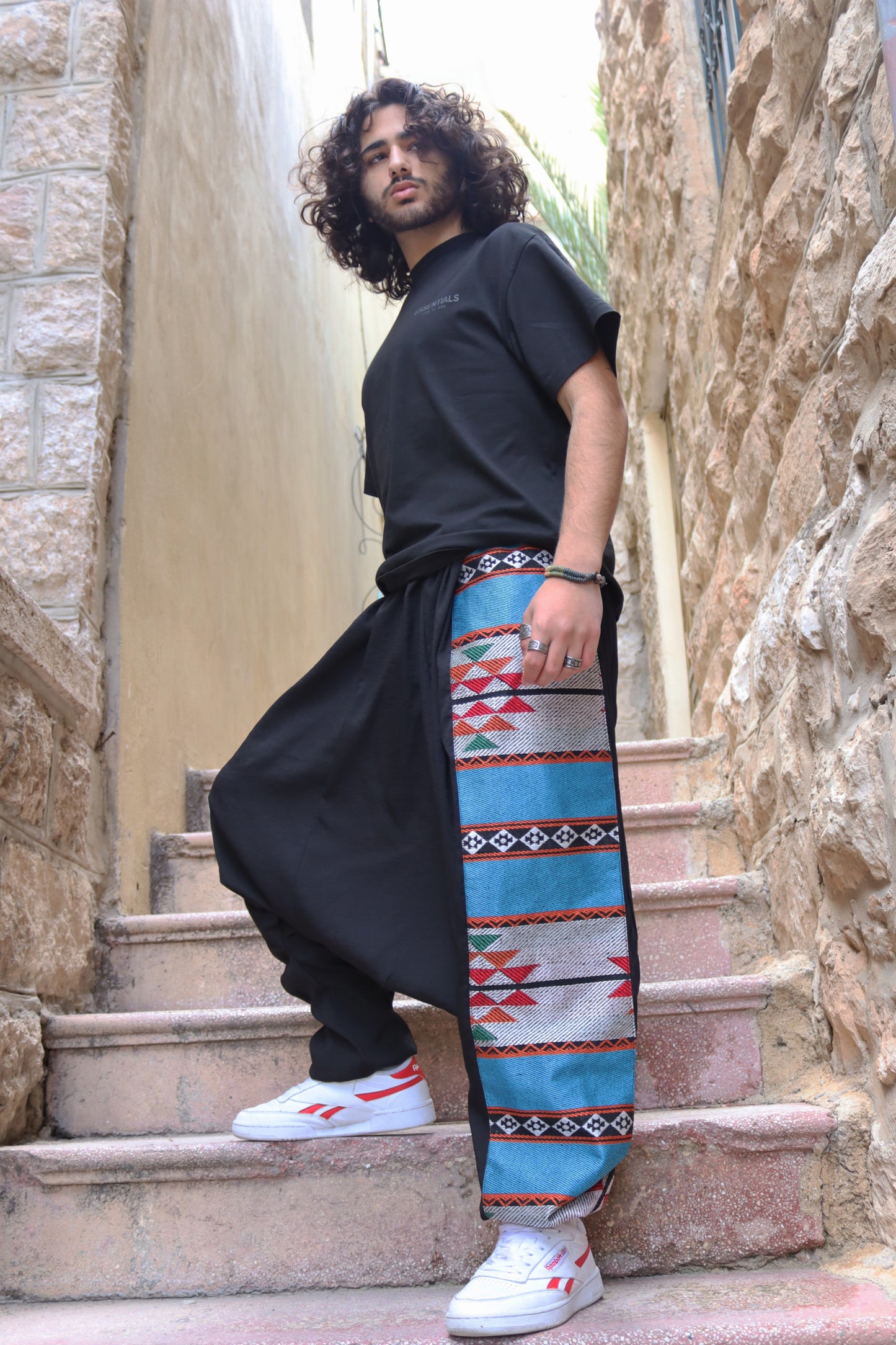 Sama on Black Sherwal Pant