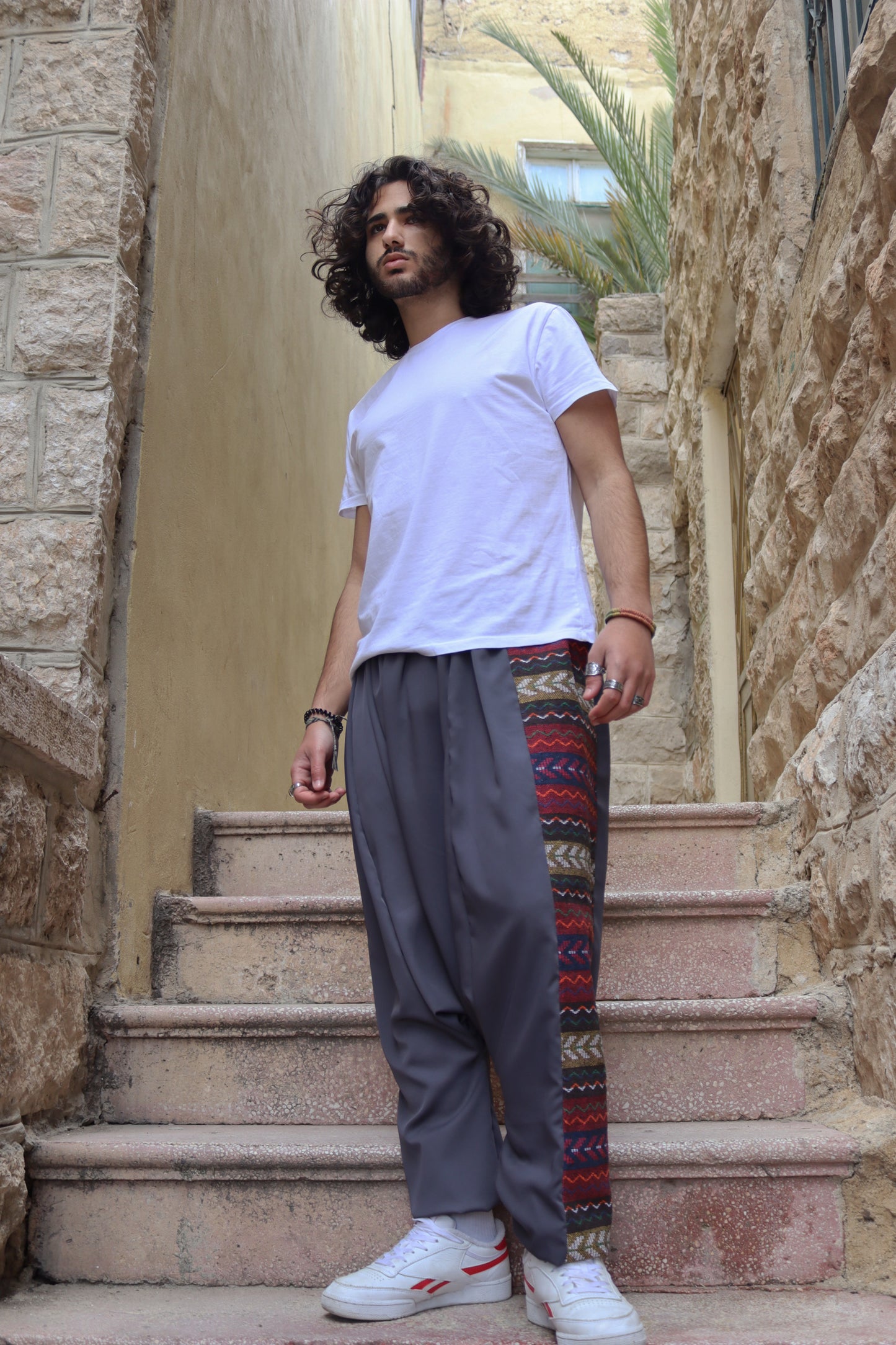 Marah on Grey Sherwal Pant