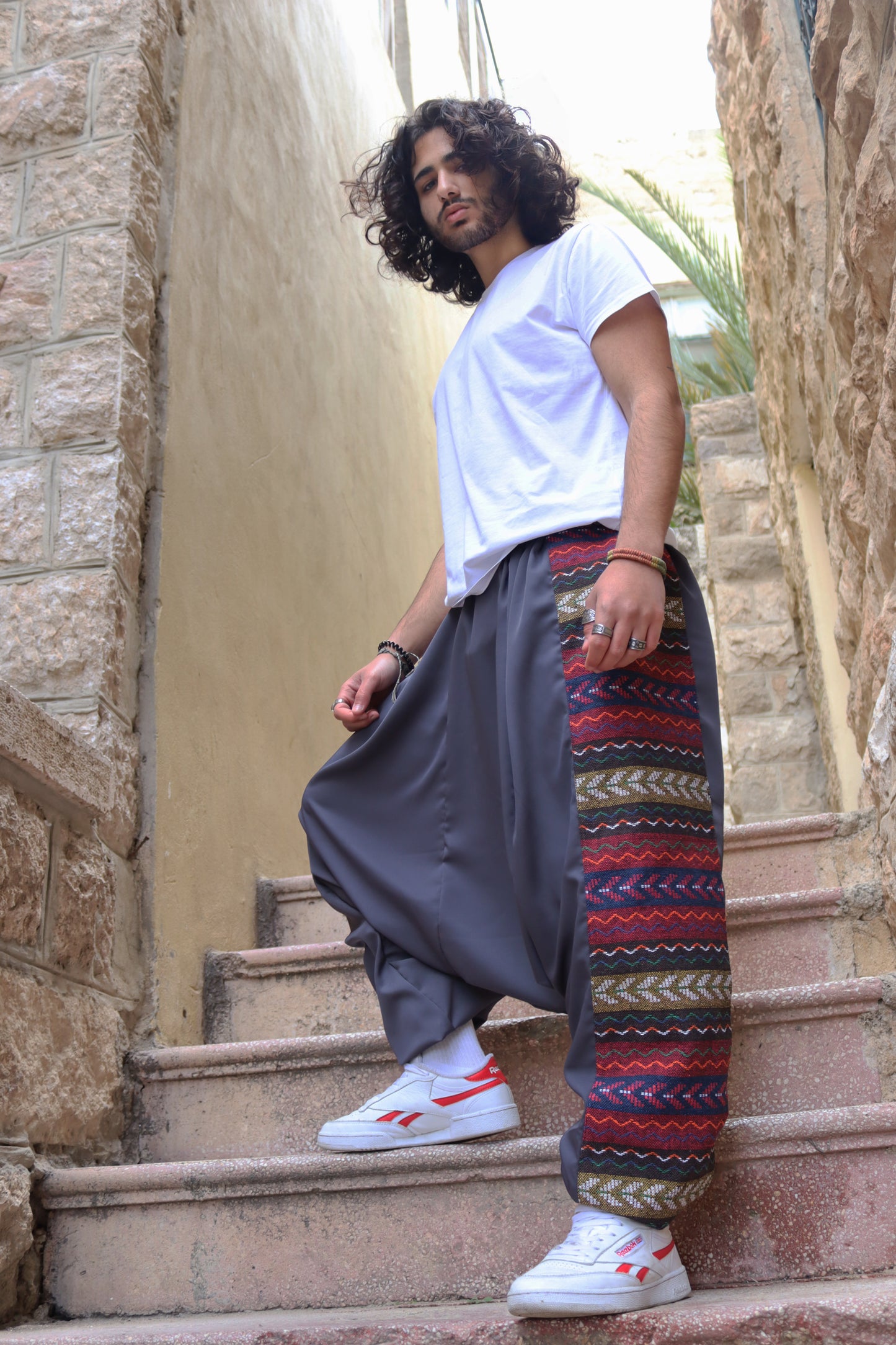 Marah on Grey Sherwal Pant