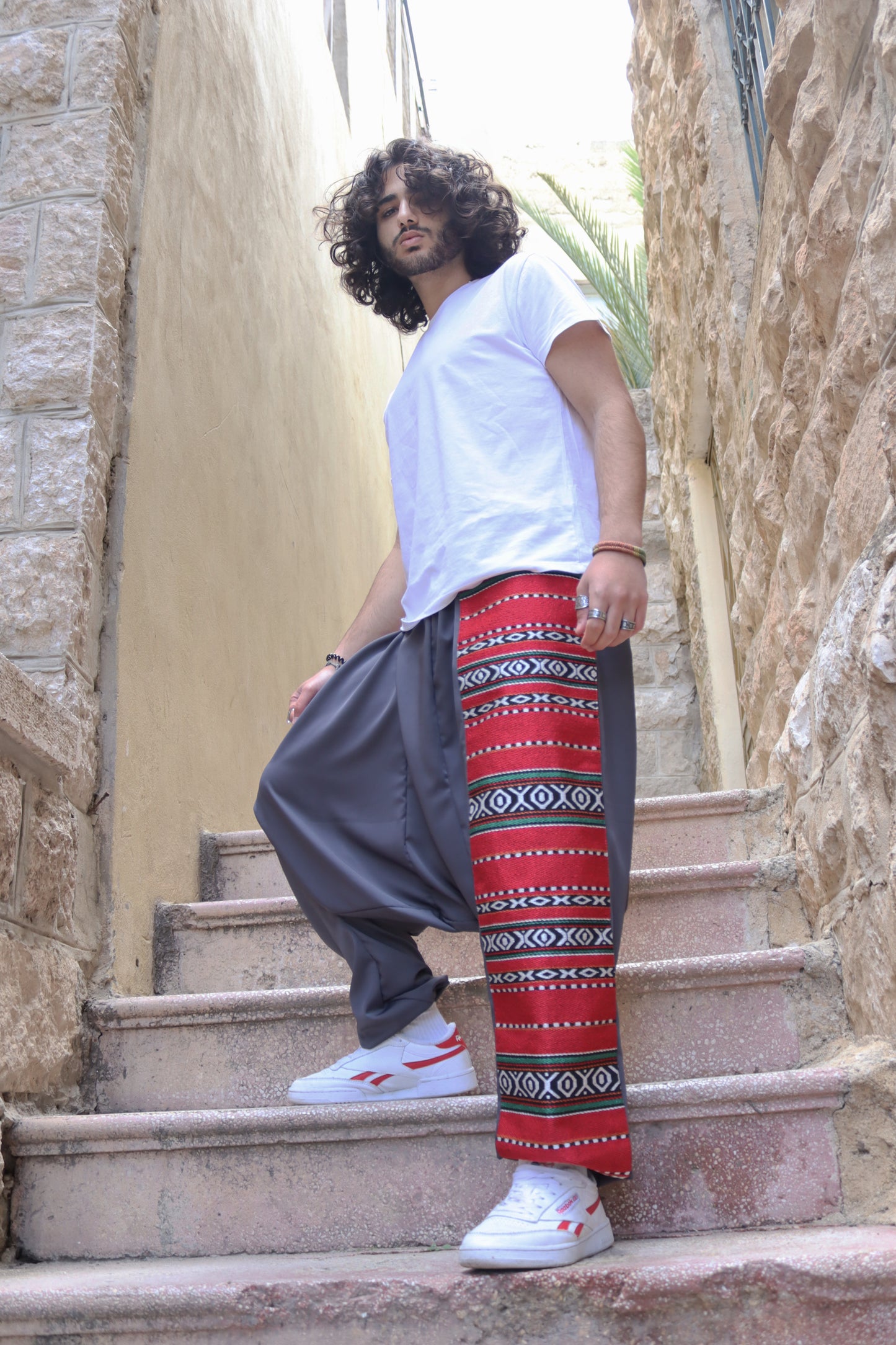 Jamer on Grey Sherwal Pant