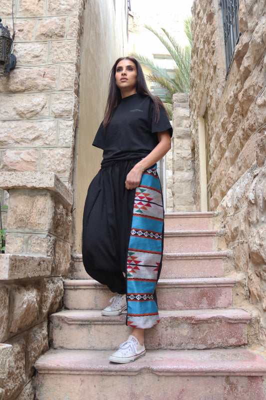 Sama on Black Sherwal Pant