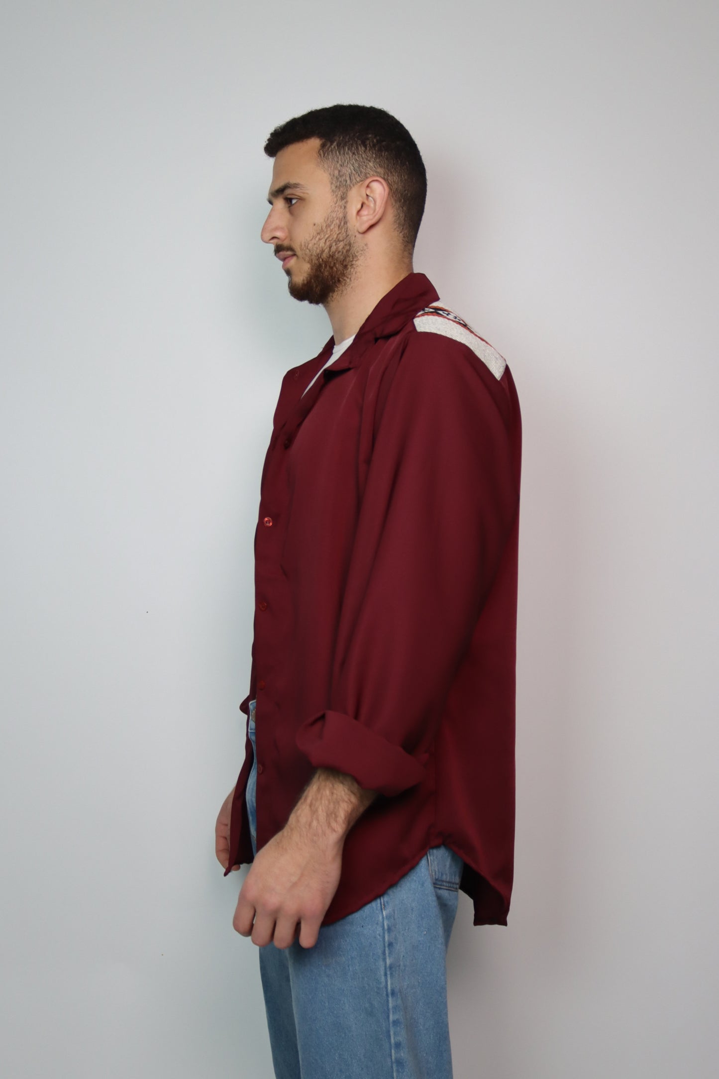 Bassem on Maroon Shirt