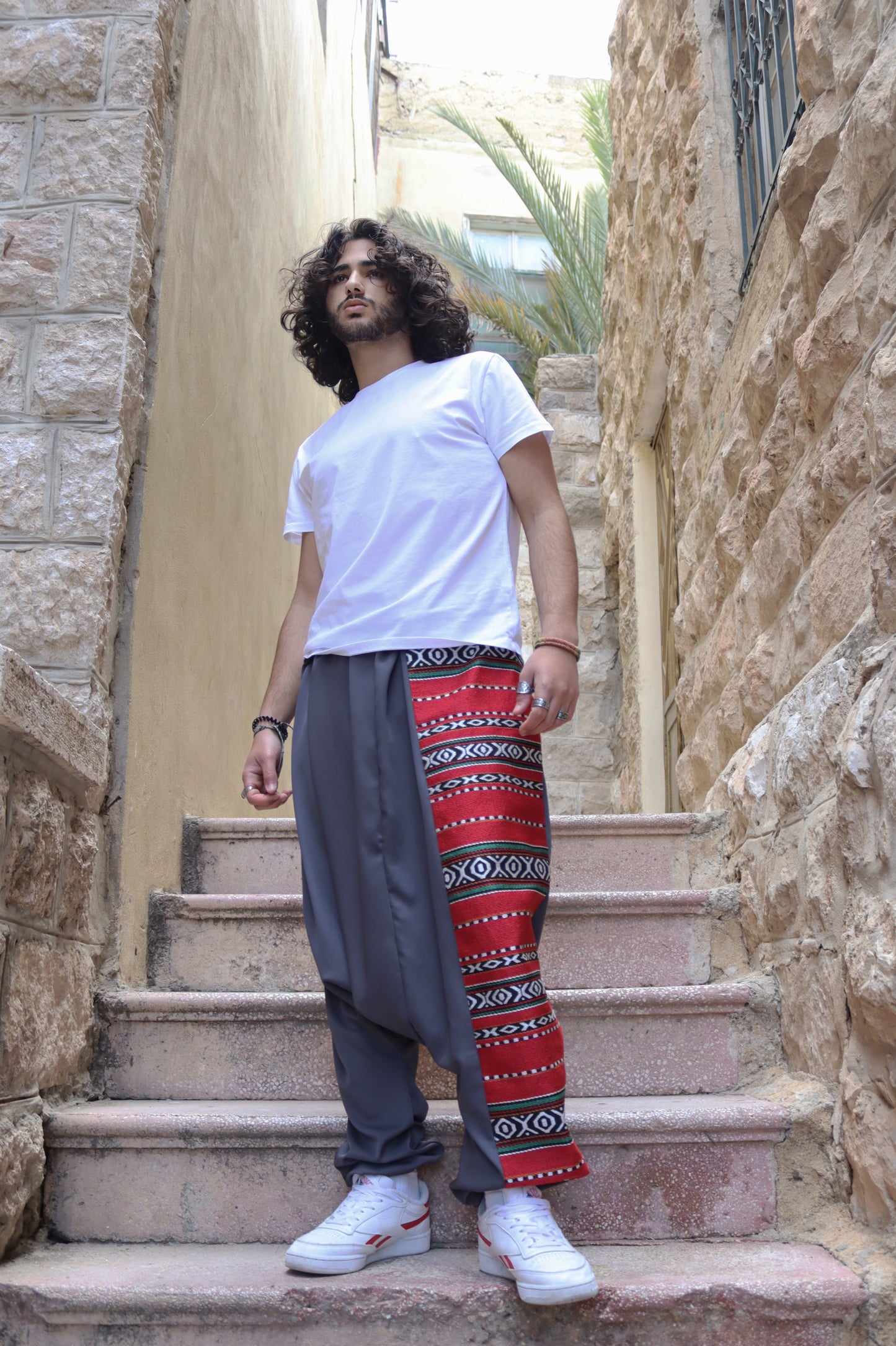 Jamer on Grey Sherwal Pant